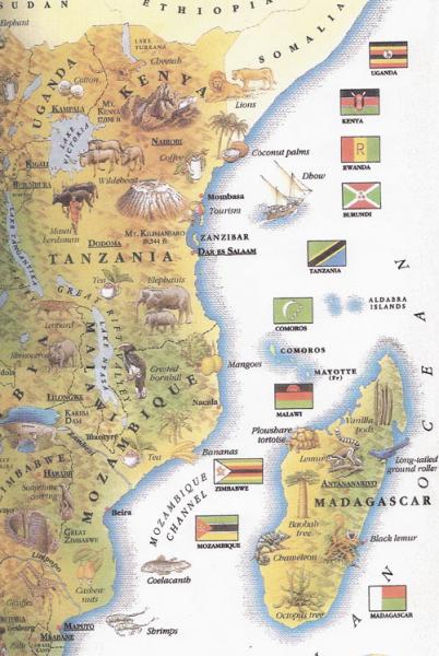 Tanzania Map
